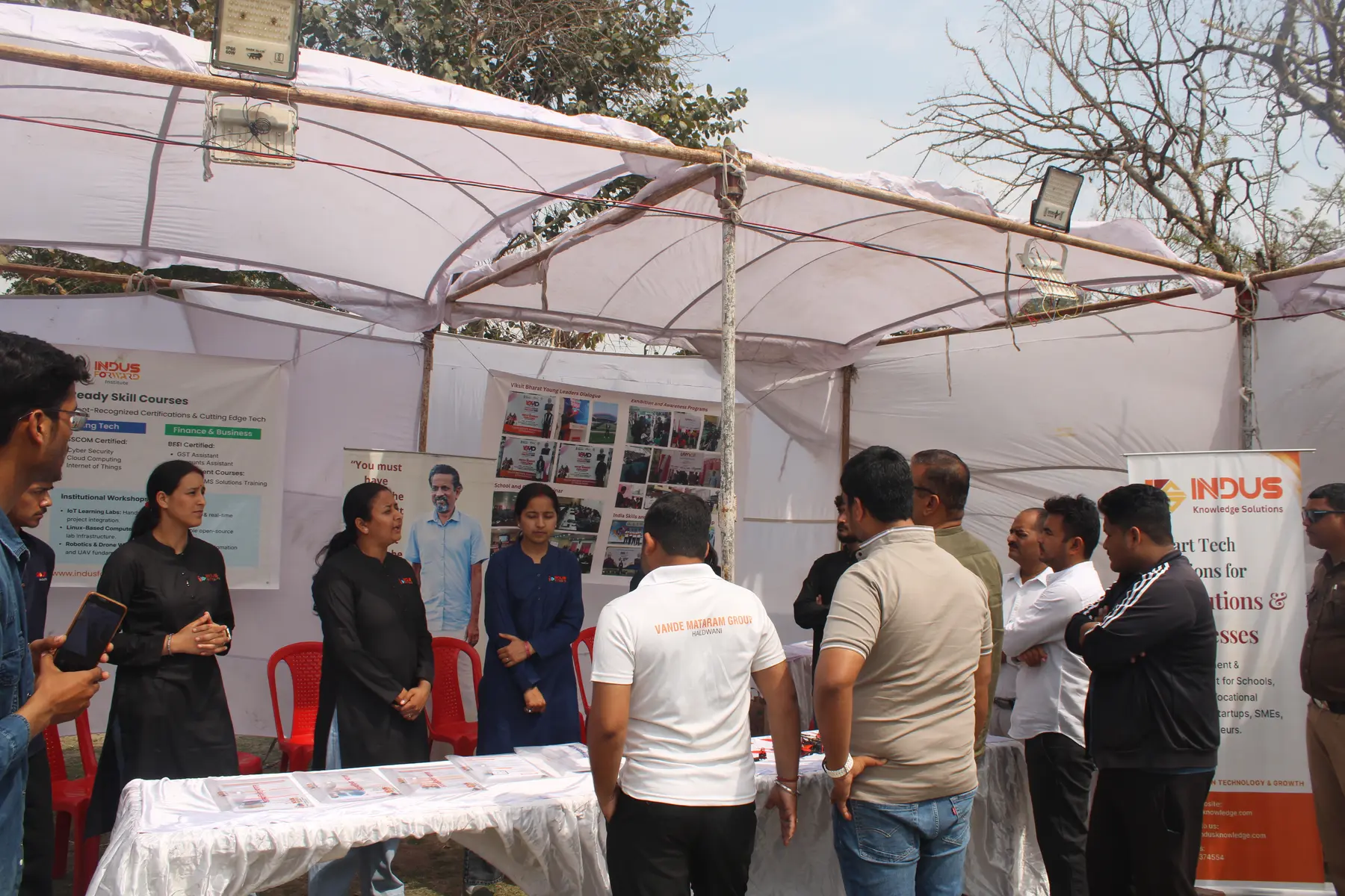 Technology exhibit at Kitab Kautik