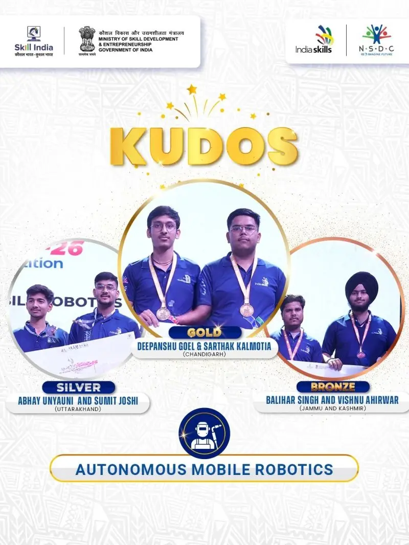 Autonomous mobile robotics participant representing Uttarakhand