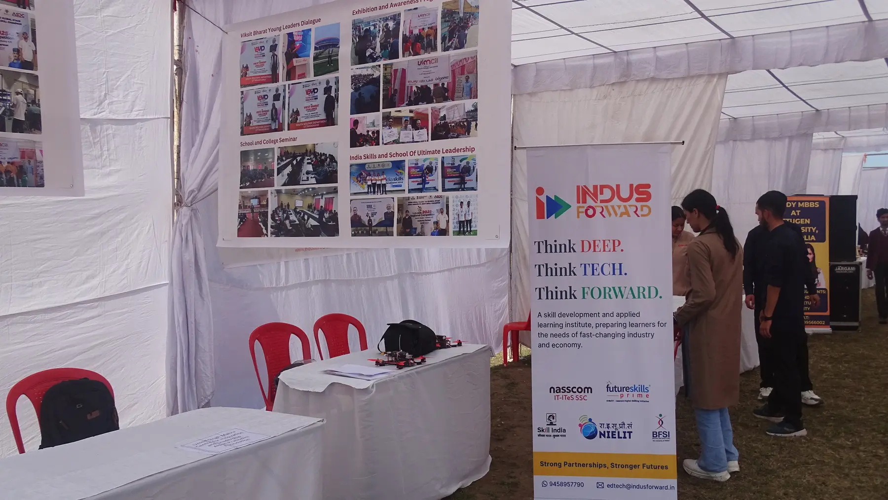 IndusForward display at Startup Expo