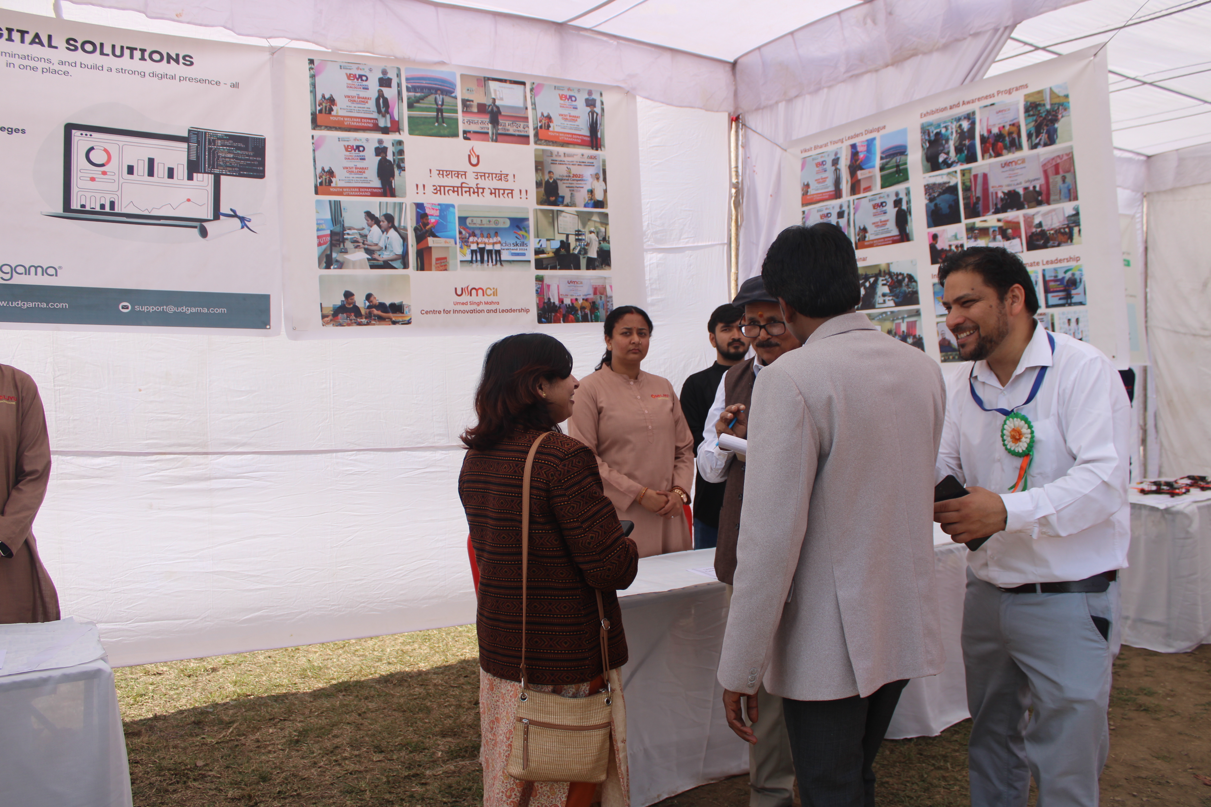 Team presentation at the Startup Expo
